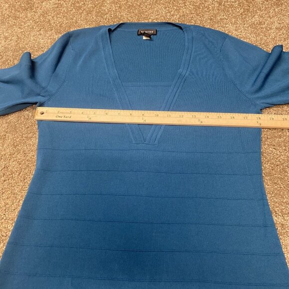 Spence Turquoise Teal Career Wear Blouse Mock Camisole Women Large Mature - Picture 9 of 11